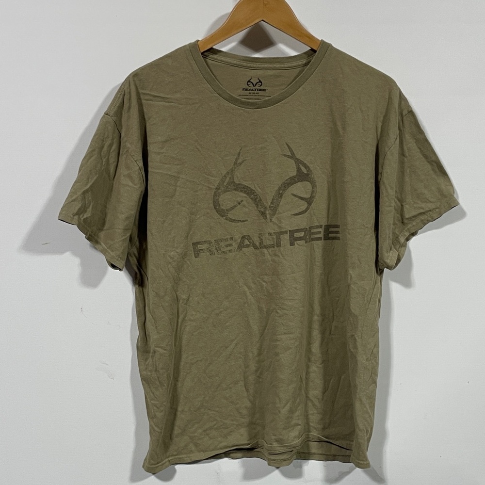 Realtree Olive Graphic Logo Short-Sleeve Tee